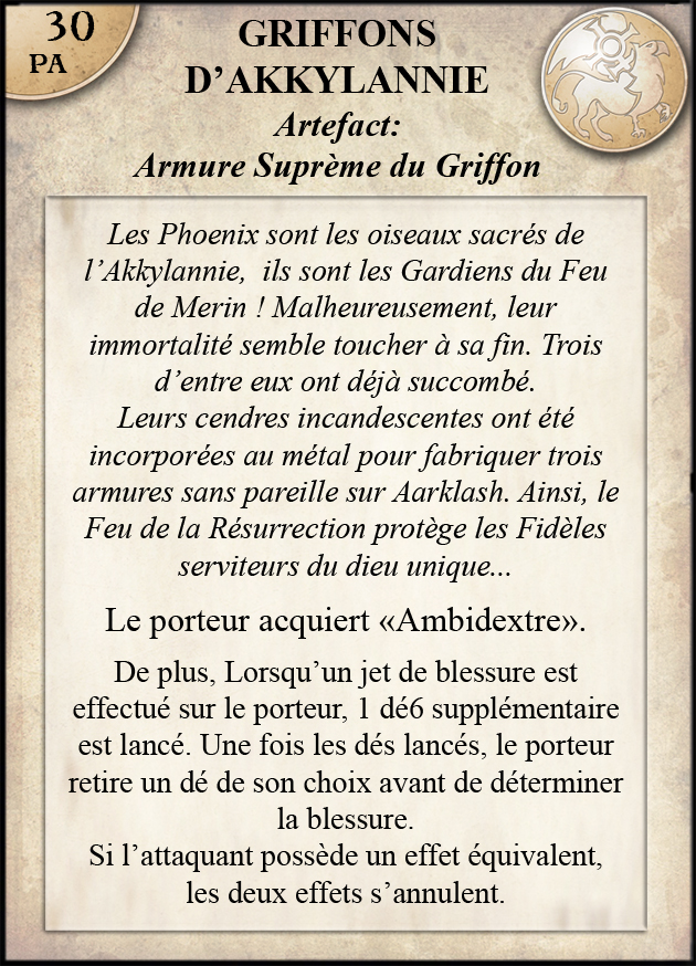 Armure Suprême du Griffon